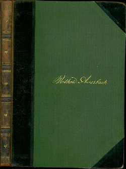 1882 Gedenkschrift von Julius Hbner fr Berthold Auerbach | zum ffnen anklicken