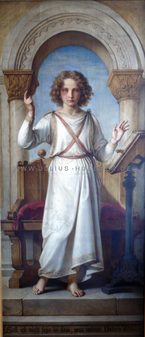 1861 Der zwlfjhrige Christus im Tempel | JULIUS HBNER